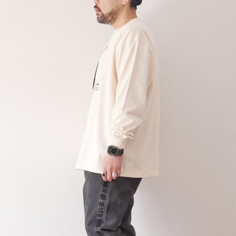 全2色ユニセックス＊Nasngwam. -ナスングワム-GRATE INDIAN HORNBILL LS TEE