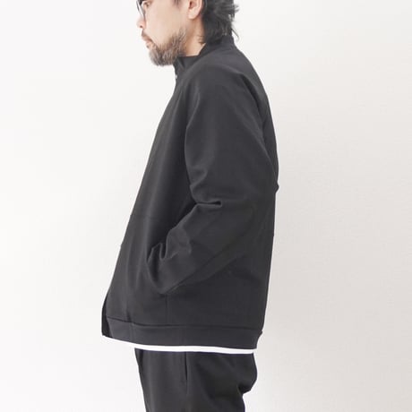 ＊ユニセックス＊LA MOND-ラモンド-STAND NECK SILKY BLOUSON/LM-C-203