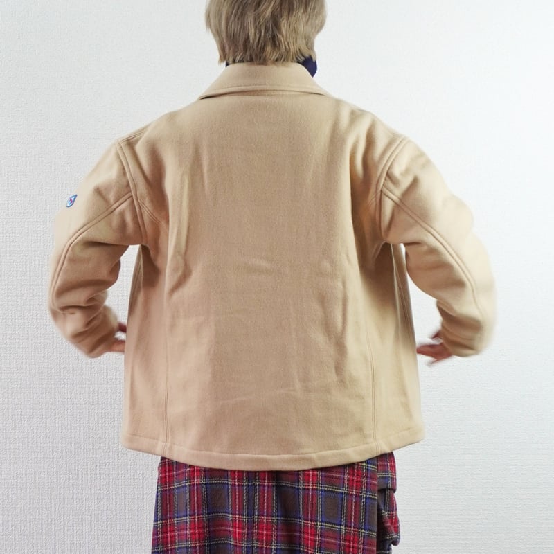 レディース＊快晴堂-軽いカットメルトン Pコート（1枚仕立て）43JK-47