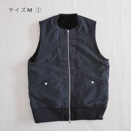ユニセックス＊Nasngwam-ナスングワム-POLER VEST/ブラック