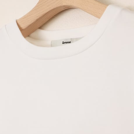 2色＊ユニセックス＊amne-アンヌ-JERSEY round hem tee / amn-CS-077