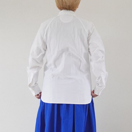 ユニセックス ARVOR MAREE-アルボマレー-SAILOR COLLAR L/S SHIRT OXFORD セーラーカラーシャツ