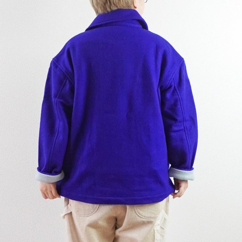 レディース＊快晴堂-軽いカットメルトン Pコート（1枚仕立て）43JK-47