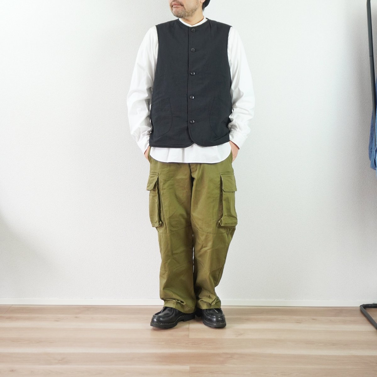 ユニセックス＊ARAN-アラン-ヘリンボーンM-49 (French Army M-47 F