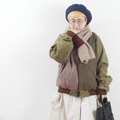3色goods＊SHOWATABE-ショーワタベ- Knitted Scarf | Bicolor（バイカラー ニッテッドスカーフ）