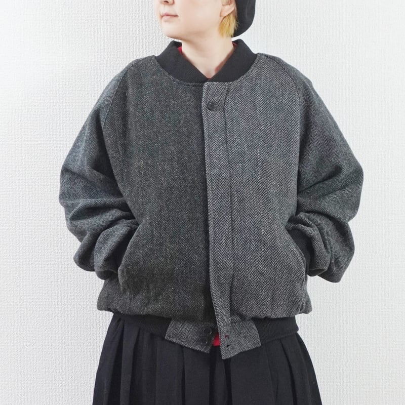 ユニセックス＊YOUSED-ユーズド-HARRIS DERBY JACKET ハリスツイード