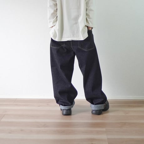 ＊ユニセックス＊Brocante-ブロカント-12ozリングデニム アンプリッセパンツ/インディゴ