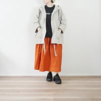 3色＊ASCOT by yim-アスコットバイイム-コットンナイロン スノーウォッシュ フードブルゾン