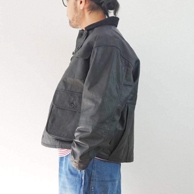 ユニセックス＊YOUSED-ユーズド-LEATHER CLASSIC WARDEN JKT