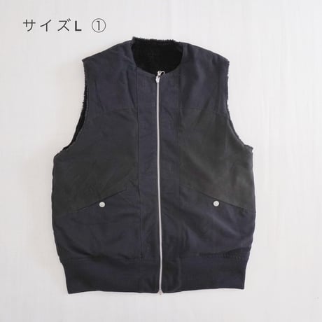ユニセックス＊Nasngwam-ナスングワム-POLER VEST/ブラック