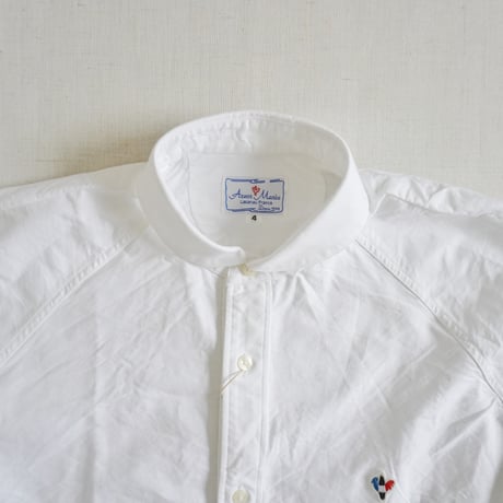 ユニセックス ARVOR MAREE-アルボマレー-SAILOR COLLAR L/S SHIRT OXFORD セーラーカラーシャツ