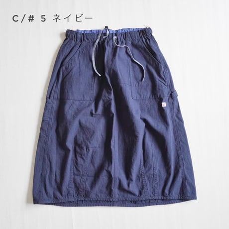 レディース＊快晴堂-ペインタースカート Girl's・綿ヘンプバックツイル 51K-63