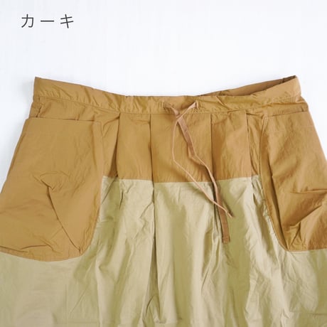 2色＊ユニセックス＊dip ltd-ディップ-コットンナイロン コンピスカート