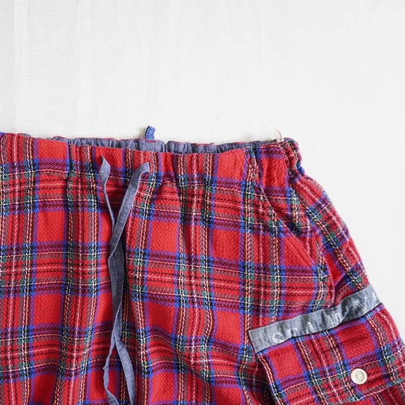 3色＊レディース＊快晴堂 -Girl'sタータンチェック・リラクシン