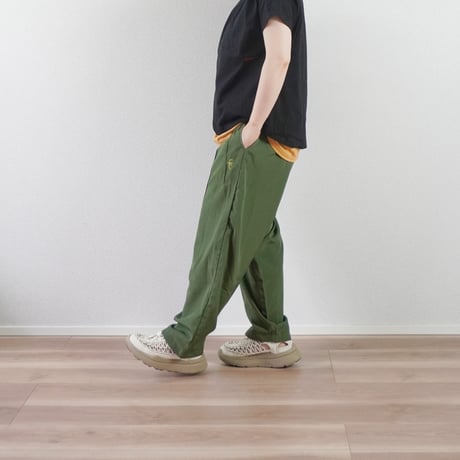 3色＊ユニセックス＊SLOWHANDS-スローハンズ-nylon×polyester stretch NEW Morocco pants