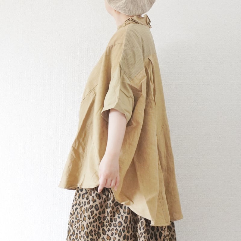 ティグルブロカンテ　ミックスソリッドシャツ TIGRE BROCANTE ティグルブロカンテ ミックスソリッド シャツ OP