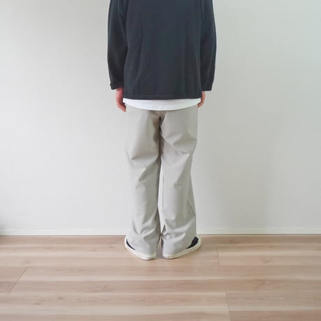 2色＊ユニセックス＊LA MOND-ラモンド-LA MOND-NEW SEMI WIDE SHARI PANTS LM-P-101-UM