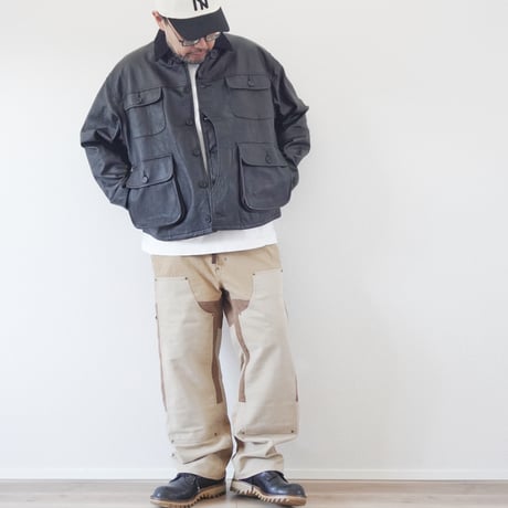 ＊ユニセックス＊YOUSED-ユーズド-LEATHER CLASSIC WARDEN JKT