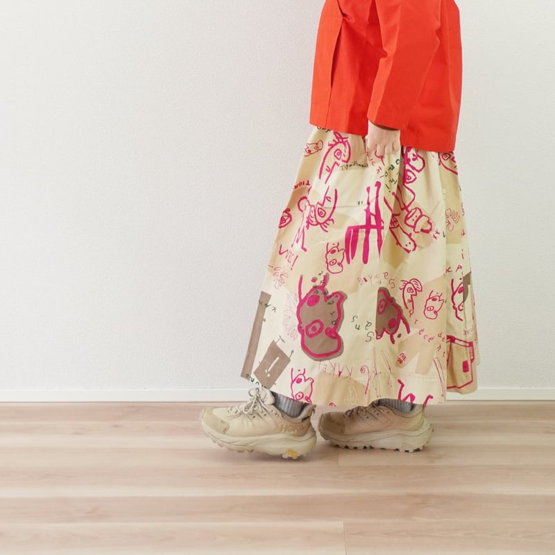 ディグルブロカンテ⭐︎フィセルスカート⭐︎鯛柄 2色＊レディース＊TIGRE BROCANTE-ティグルブロカンテ-KAKEI boys ウェ