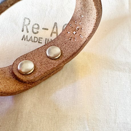 goods＊[Re-ACT × Crossed Arrows] Studs Thick Brace幅2cm/ブラック