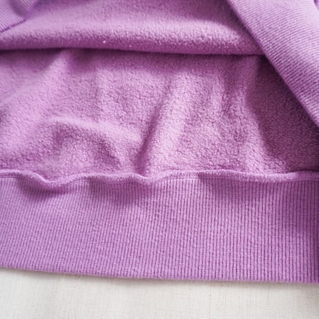 ＊レディース＊TIGRE BROCANTE-ティグルブロカンテ-ヴィンテージ裏毛ワイドスクエアTシャツ/パープルピンク