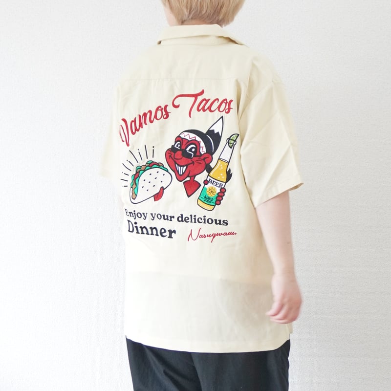 nasngwam 101 exclusiveDFShirts ナスングアム 3色ユニセックス＊Nasngwam-ナスングワム-VAMOS SHIRT | 城下町