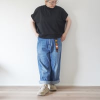 3色＊レディース＊SLOWHANDS-スローハンズ-POOFY Back-Gathered T-Shirt