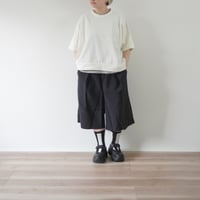 ＊ユニセックス＊ämne-アンヌ--NYLON short orca's / amn-PT-047/ ブラック