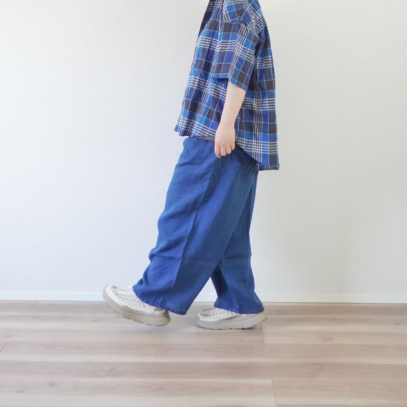 3色＊レディース＊快晴堂 -ふわふわタックパンツ 初秋まで着られる
