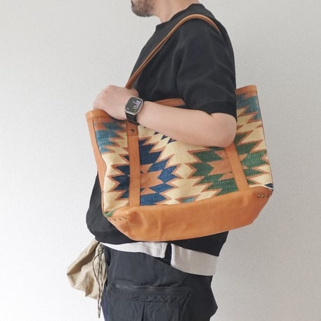 ＊goods＊LIMONCHELLO-リモンチェロ-VINTAGE RUG TOTE