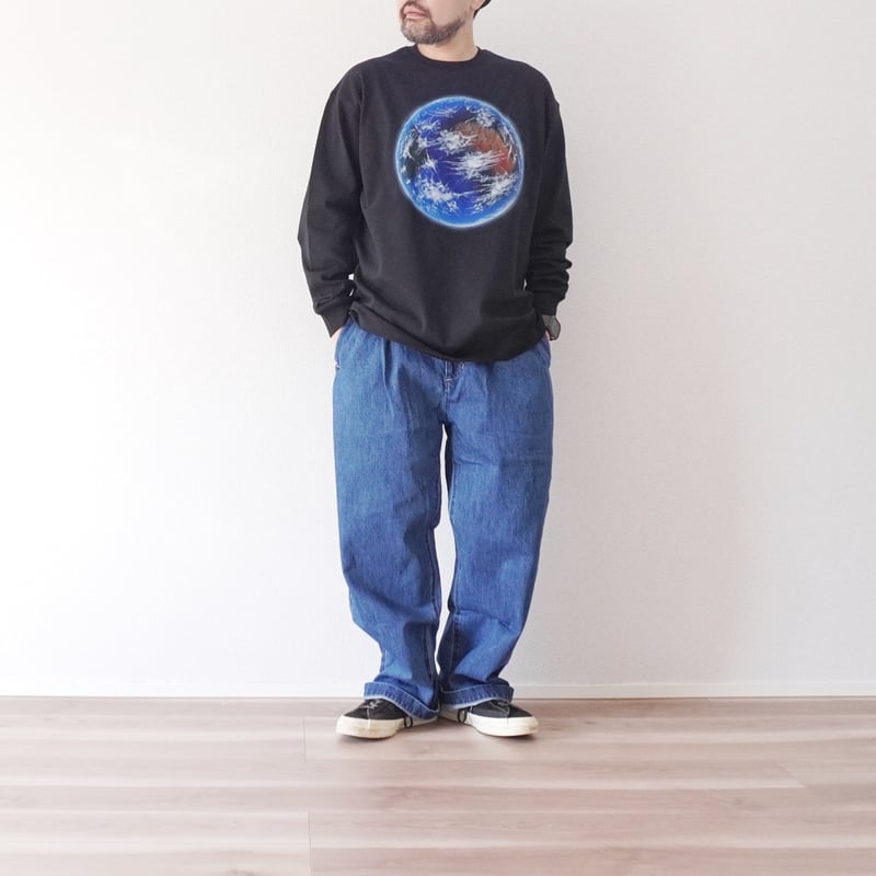 全2色ユニセックス＊Nasngwam. -ナスングワム-EARTH LS TEE