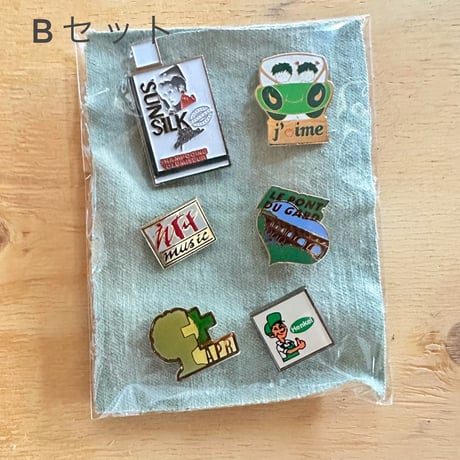 [Vintage] ヨーロッパヴィンテージ ピンバッチ ピンズ セット