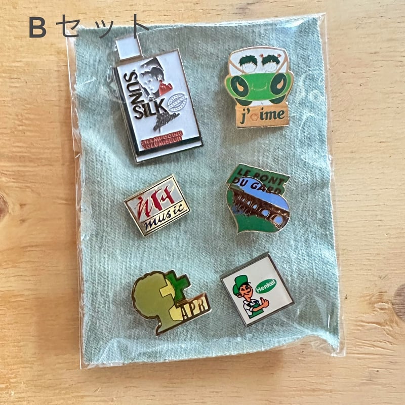 Vintage] ヨーロッパヴィンテージ ピンバッチ ピンズ セット | 城下町
