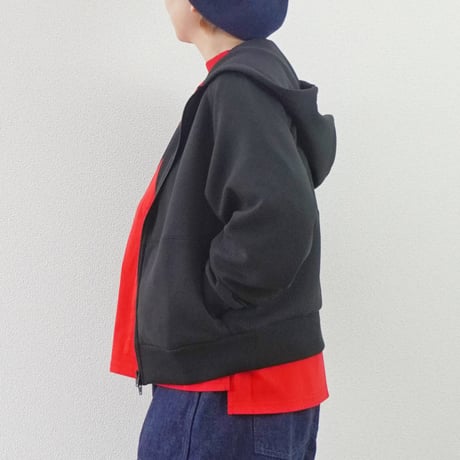 2色＊ユニセックス＊LA MOND-ラモンド-DOUBLE AIR KNIT UP HOODIE LM-C-218