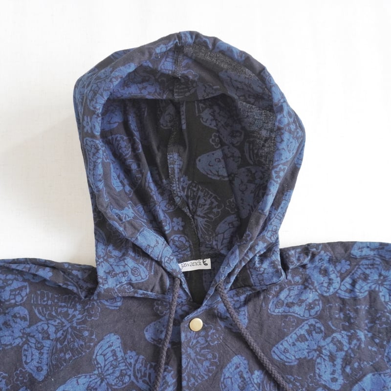 スウェットジャケット ユニセックス フード付き ジッパー 2色 2色*ユニセックス*Jawandi-ジャワンディー-Sanp Button Hoodie