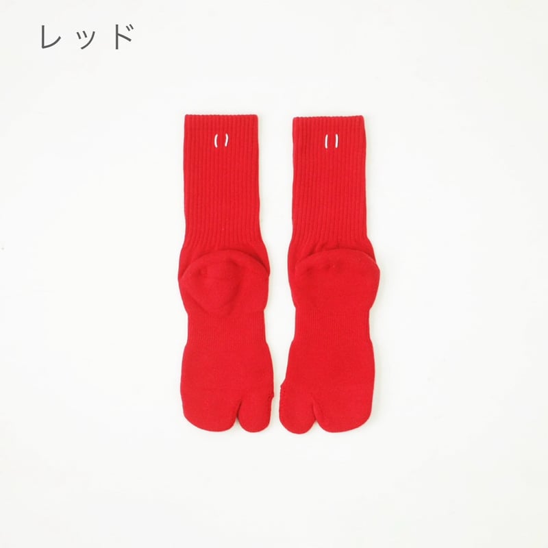 まる　新品未使用　藤井風着用タイプ　水玉ソックス　赤 ユニセックス＊玉井商店 -Essential Days TABI | 城下町の洋服屋 Rab