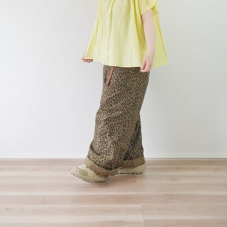ユニセックス＊CATTA-カッタ-BAKER PANTS - RIP STOP（LEOPARD）