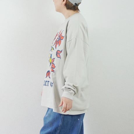 2色＊ユニセックス＊NASNGWAM（ナスングワム） FLOWER EYES CREW