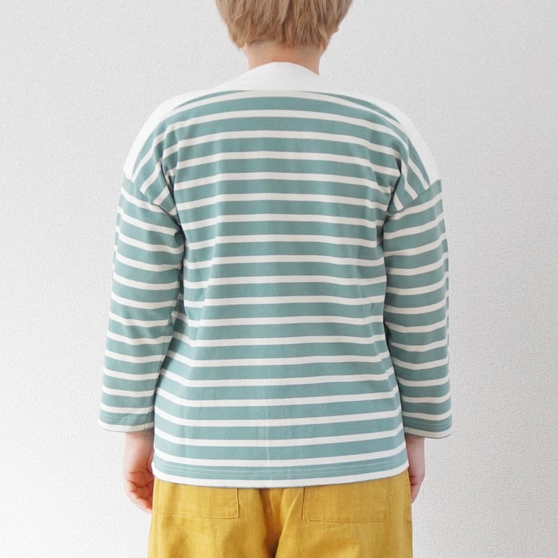 2色レディース＊快晴堂-HAYATE セーラーボーダー Tシャツ