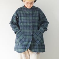＊ASCOT-アスコット-3つ杢チェック ルルンボトルネックジャケット