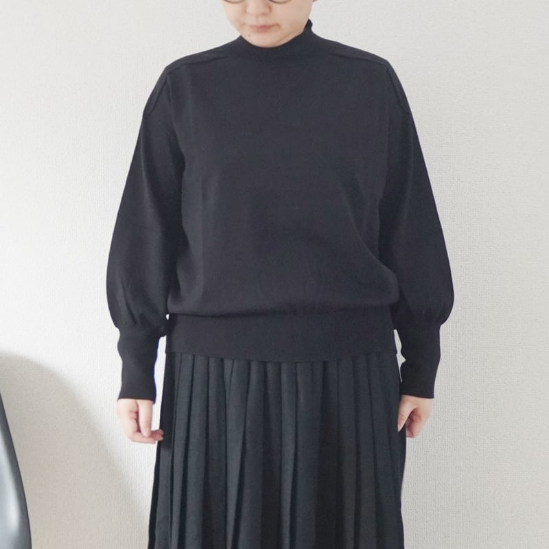 再入荷＊レディース＊Linen ya-リネンヤ-コットンモックネック