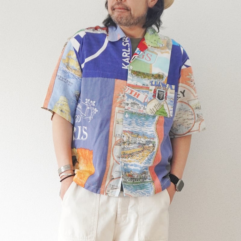 mr.remake.man リメイクシャツ 1点物モデムデザイン サイズL 新品 mr.remake.man リメイクシャツ1点ものモデムデザインサイズL