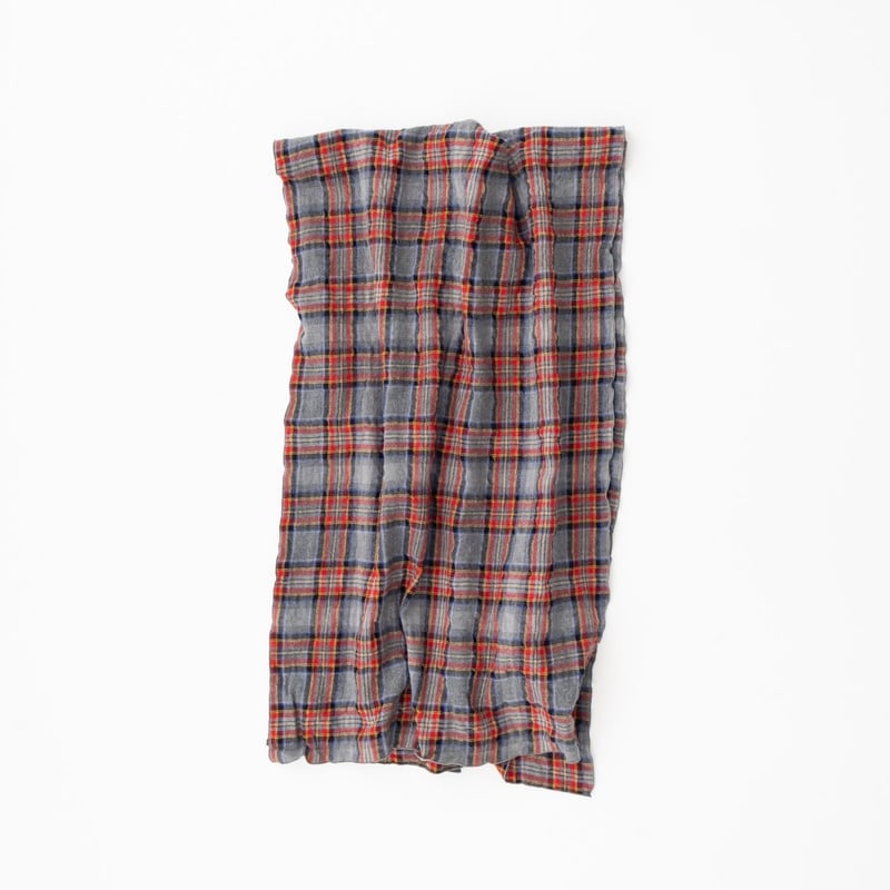 再入荷4色＊prit-プリット-ウールコットンチェック ストール P00640