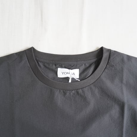 ＊ユニセックス＊LA MOND by YONCA-ヨンカ-COOL TECH TEE/ダークモスグレー [YO-C-7-CL]