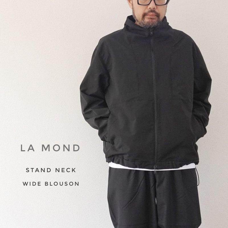 LAMOND STAND NECK WIDE BLOUSON52cm