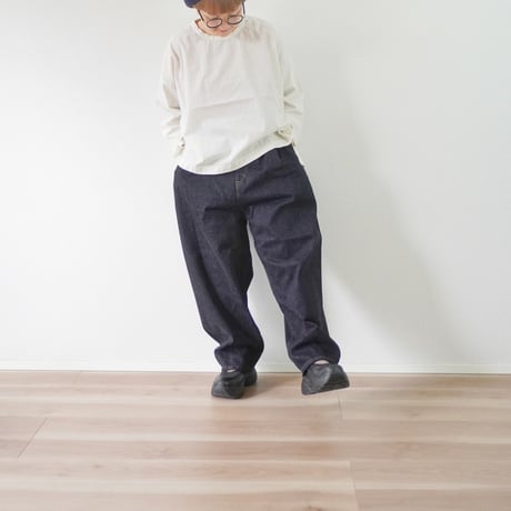 ＊ユニセックス＊Brocante-ブロカント-12ozリングデニム アンプリッセパンツ/インディゴ