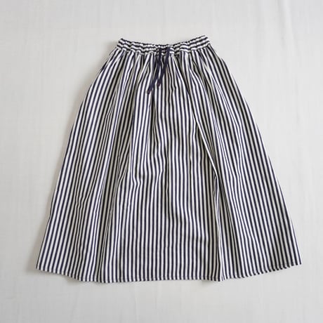 ＊レディース＊TIGRE BROCANTE-ティグルブロカンテ-ヒッコリーマキシギャザースカート