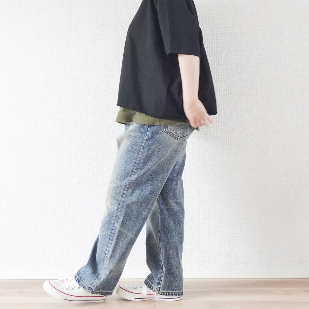 レディース*ichi-イチ- Denim Sarrouel Pants デニムサルエル レディース*ichi-イチ- Denim Sarrouel Pants デニムサルエル