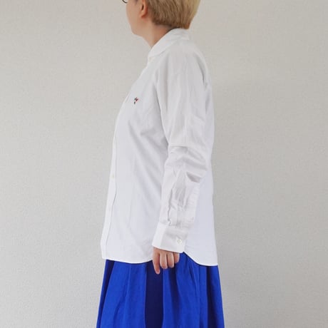 ユニセックス ARVOR MAREE-アルボマレー-SAILOR COLLAR L/S SHIRT OXFORD セーラーカラーシャツ