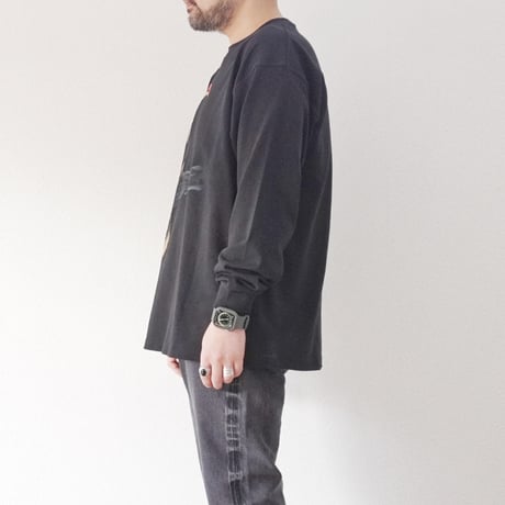 全2色ユニセックス＊Nasngwam. -ナスングワム-GRATE INDIAN HORNBILL LS TEE